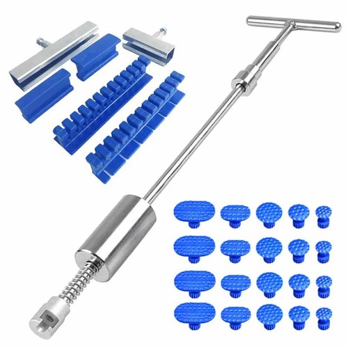 Car Dent Puller Repair Tools Slide Reverse Hammer Suction Cup Dent Puller Kit - Picture 27 of 27