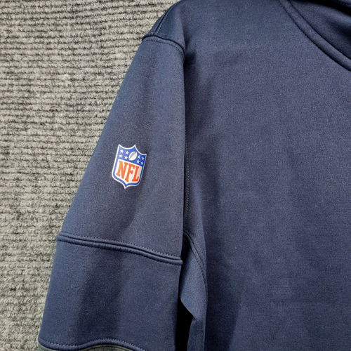Nike Chicago Bears NFL Cremallera Completa Sudadera con Capucha Para Hombres S Dri-Fit Azul Marino Gris Chaqueta Logo - Imagen 15 de 19