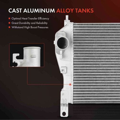 Intercooler for Chevrolet Silverado 2500 HD Silverado 3500 GMC Sierra 2500 HD - Picture 3 of 8