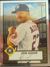 2021 Topps Chrome Platinum Anniversary Jose Altuve Houston Astros #158