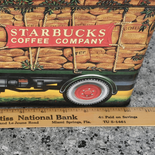 Camión Starbucks Coffee Co Lata Plata Grúa Diseños Inglaterra Peter Carter - Imagen 9 de 10