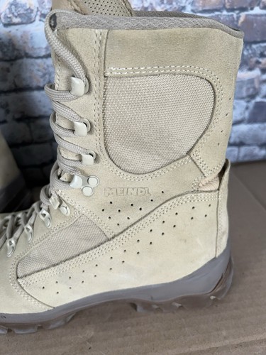MEINDL ACTIVE AIR DESERT MILITARY BEIGE SUEDE ANKLE BOOTS SIZE 11.5-C - Picture 14 of 17