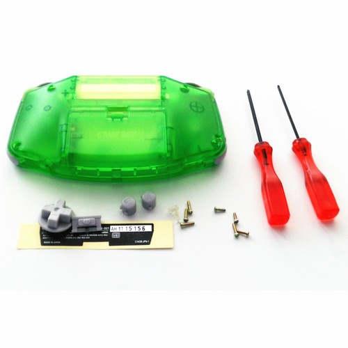 Transparent Clear Green Housing Shell Pack for Nintendo Game boy Advance GBA - Picture 7 of 7