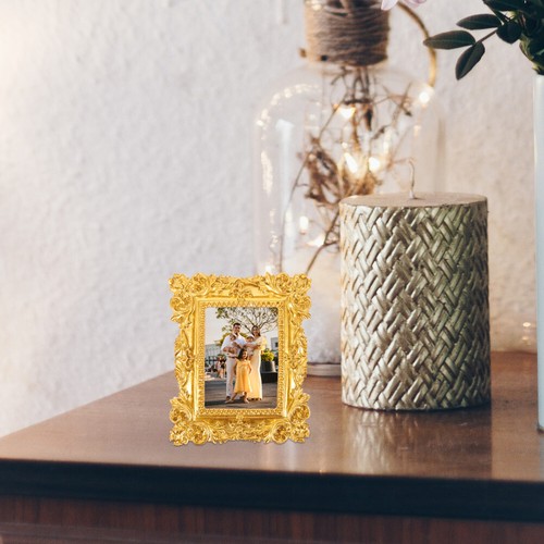 Resin Picture Frame Mini Photo Frame Desktop Ornament Jewelry Display Frame - Picture 8 of 11