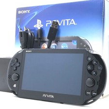 SONY PS Vita PCH-2000 Slim Black Wi-Fi LCD FW:3.73 w/ Charger, Box "Mint"