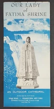 1960s Youngstown NY Our Lady Fatima Shrine Cathedral Vintage Travel Brochure