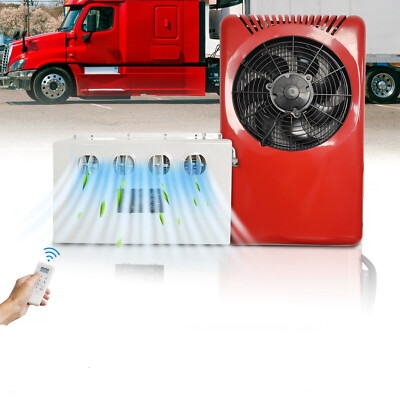 #ad 12V Cab Split A C Air Conditioner Kit Portable Cooler For Truck Bus RV Caravan $529.99