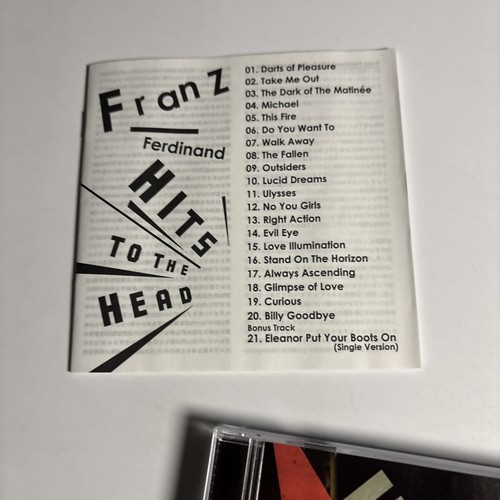 Franz Ferdinand – Hits To The Head (CD, 2022) Japan Bonus Track BRC688 - Picture 4 of 8