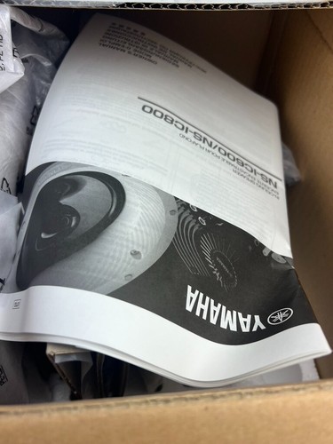 Yamaha NS-IC800 8" 2-Way 140W Coaxial In-Ceiling Speakers Slim (Pair) (2) *READ - Picture 6 of 6