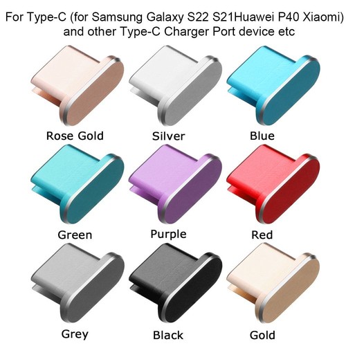 Plug Micro/Type C/iP Charging Port Cap For iP 13 Pro Max Samsung Galaxy S22 - Zdjęcie 4 z 40