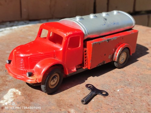VINTAGE TOY TRUCK CIRCUS RAINBOW PYSHMA 50-60s WIND UP 'Радуга Пышма' CCCP + KEY - Picture 23 of 24