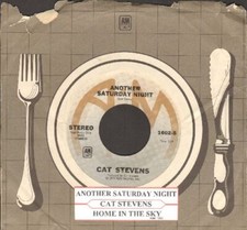 Stevens, Cat - Another Saturday Night AM 1602 Vinyl 45 rpm Record