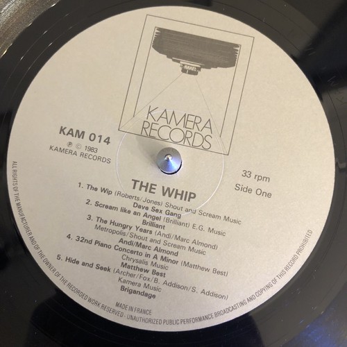 The Whip, Vinyl Lp, Kamera 1983, 1st Press A1/B1, VG+/VG - Picture 5 of 11