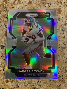 KADARIUS TONEY 2021 PANINI PRIZM SILVER RC #342 CHIEFS
