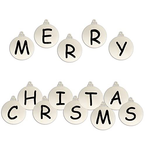 50PCS Natural Round Wood Discs with Holes, DIY Wooden Ornaments 3" Unfinished - Bild 3 von 3