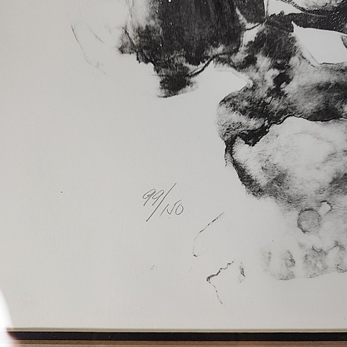 Sandu Liberman Firmado y Numerado 99/150 Tres Mujeres 31 x 25" Enmarcado - Imagen 6 de 20