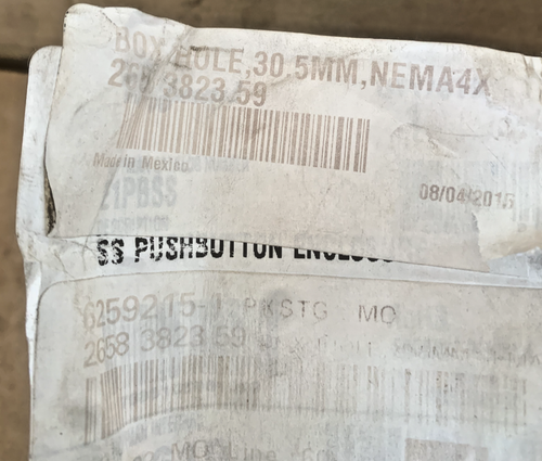 Nvent Hoffman 30.5mm SS Push Button Screw Cover NEMA4X 3.5inx 4.25in 2658382359 - Picture 8 of 8
