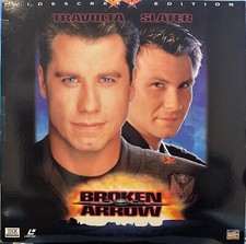 Broken Arrow Laserdisc Widescreen Travolta Slater LD Laser Disc John Woo THX