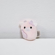 Patty the Cow Squishmallows Squishville Series 3 Stuffed Plush - 2" Pink Purple