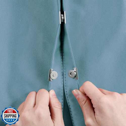 Yuanchu 10 Paar nahtlose magnetische Druckknöpfe ohne Nähen, Metall Magnetschnalle - Bild 3 von 5