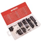 120pc Roll Pin Assortment Set – Spring Tension C Pins, Mixed Sizes with Case
