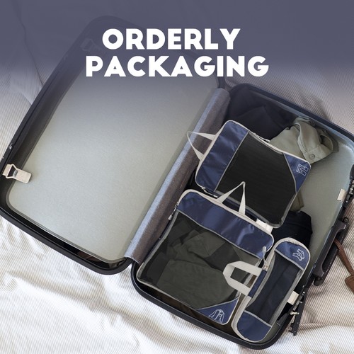 Ultralight Compression Packing Cubes for Travel,Expandable Packing Organizers - Picture 10 of 15
