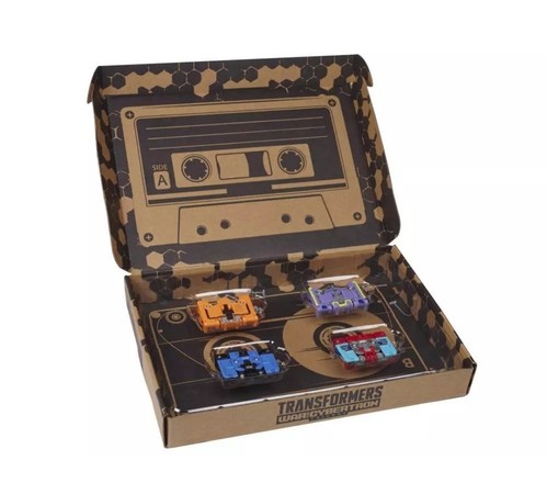 Transformers Generations Selects Soundwave Spy Patrol 3rd Unit Cassette Set Of 4
