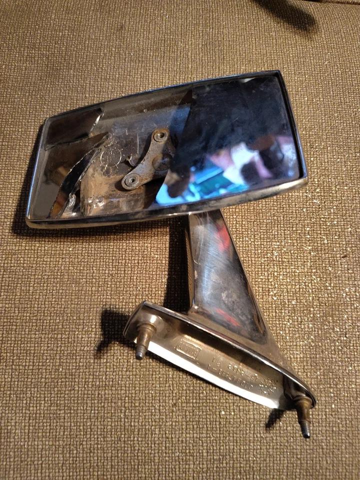 1975 Ford Torino Granada Maverick Mirror LH Driver Door Rear Side View Fairlane - Image 2 of 4