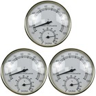 3 Count Thermohygrometer Sauna Accessories Mini Hygrothermograph Analog