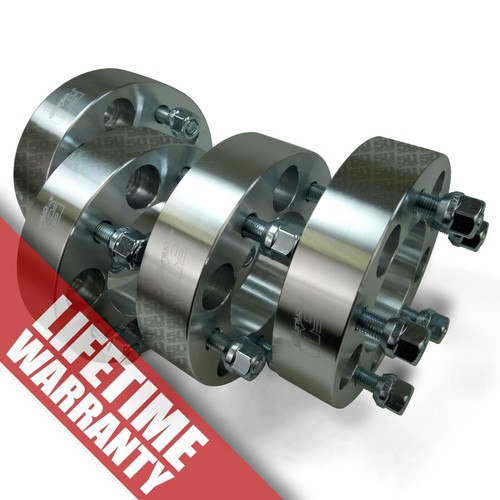 Four 5x5 127 Wheel Spacers 2" Thick 1/2 lug Fit Jeep Wrangler JK GMC C15 Jimmy - Picture 2 of 10