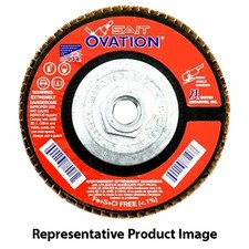 United Abrasives 78135 6x5/8-11 Ovation HD Zirconium Flap Disc 36 Grit 10 pack