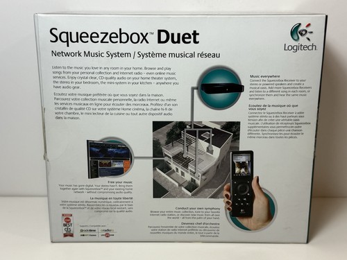 Logitech Squeezebox Duet Network Music System, WiFi, Like New Tested Works - Picture 4 of 9