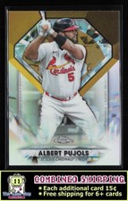 2022 Topps Chrome Update Diamond Greats #DGC-36 Albert Pujols Cardinals