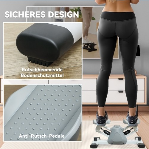 Mini Stepper Heimtrainer LCD-Bildschirm Drehstepper Fitness Fitnessgerät DE - Bild 3 von 8