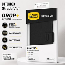 Image of For (Samsung Galaxy S23+ Plus) Official Otterbox Folio Case Wallet Flip Cover
