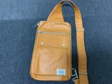 Yoshida Kaban Porter Style Camel Shoulder Sling Bag Used Excellent