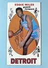 1969-70 Topps Basketball #21 Eddie Miles Autographed Card / Period Signed