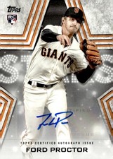 2023 Topps Ford Proctor Baseball Stars Auto San Francisco Giants