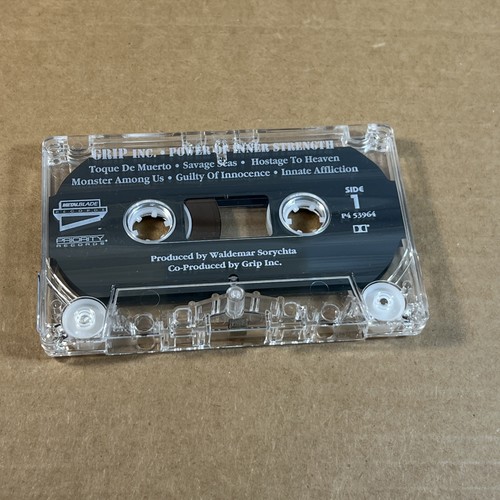 Grip Inc. Power Of Inner Strength 1995 Metal Blade Cassette Dave Lombardo Slayer - Picture 5 of 6