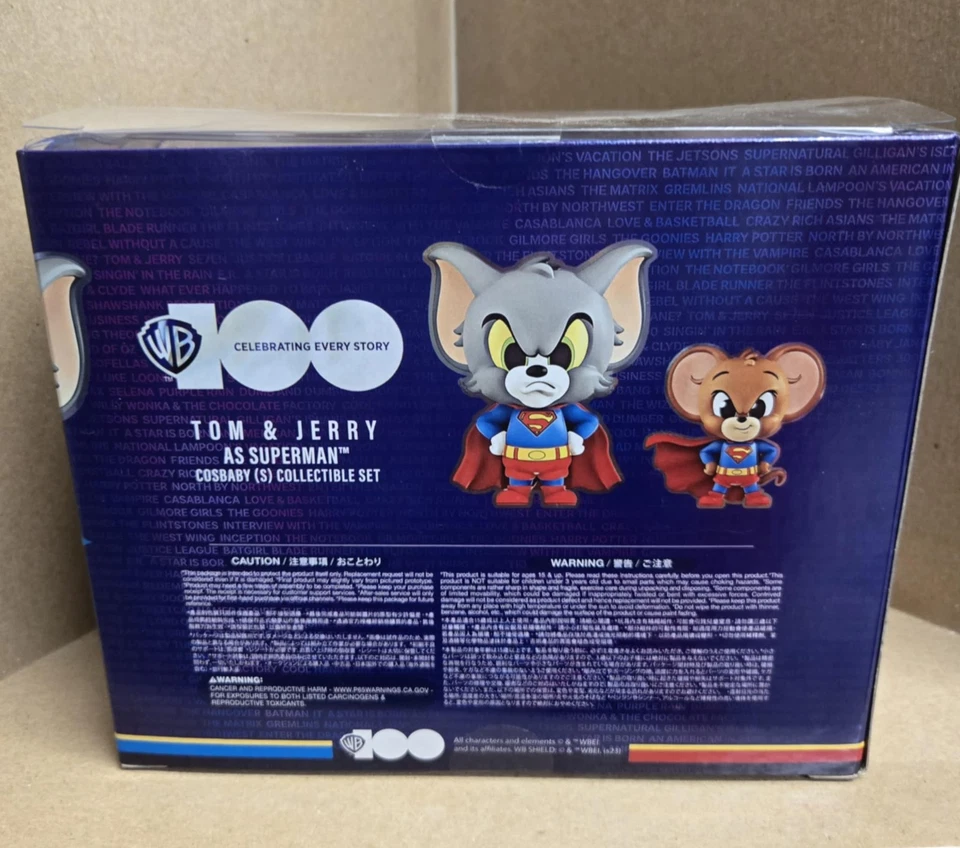 Tom & Jerry como Superman Cosbaby Hot Toys Conjunto de figuras Paquete de 2 Batman Foto 4 de 4