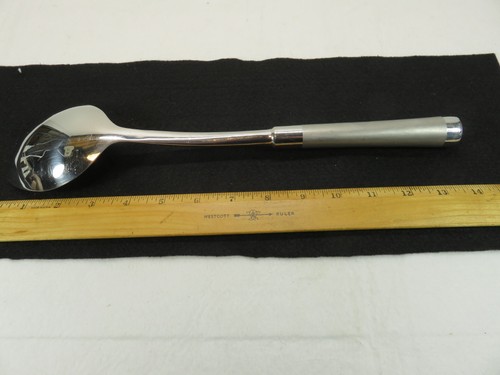 Calphalon Spoon Stainless Steel Flat End 13 3/4 inches Long - Picture 5 of 5