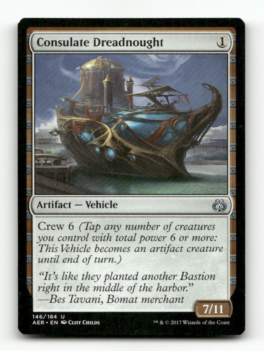 Consulate Dreadnought 146 Uncommon Aether Revolt Magic: The Gathering LP