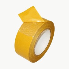 JVCC Double-Sided Scrim Tape [Heavy Duty] (DC-SCRIM-9): 3/4 in. x 75 ft. (Clear)
