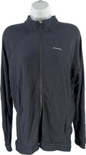 Columbia Women  s Black Fleece Lined Basic Full Zip Mid Layer Jacket - M