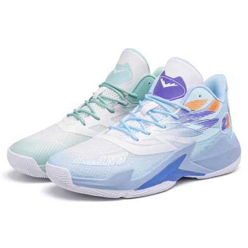 Womens Mens Basketball Shoes High Top Fashion Breathable Sneakers Lace Up Spo...