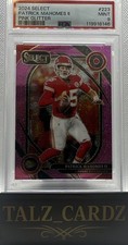 Patrick Mahomes 2024 SELECT CLUB LEVEL PINK GLITTER  14/15 PSA 9