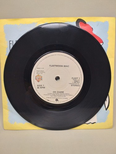 FLEETWOOD MAC OH DIANE 1982 UK 7" Vinyl Single VG+/VG - Foto 4 di 9