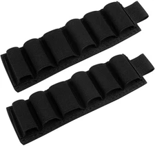 2x Tactical 6 Rounds Shotgun Shell Holder for 12GA 20 Gauge Ammo Carrier Pouch