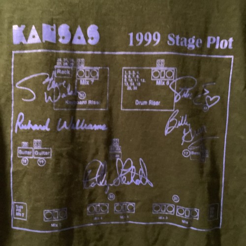 Kansas Band 1999 Always Never The Same- Cotton Black T- Shirt -Size XL - Picture 3 of 9