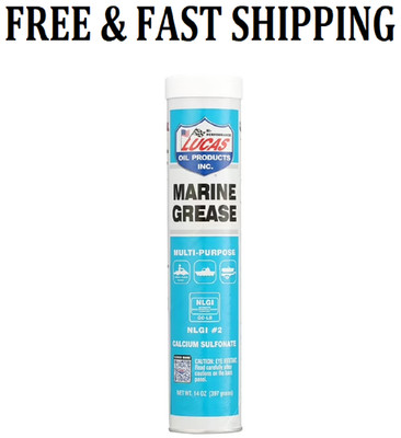Lucas Oil Products Marine Grease 14 Ounce Tube 9.31'' Height 1 Pound.